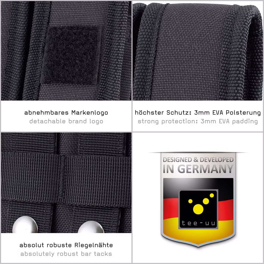 Tee-uu DUPLEX TAC Molle-Holster für Lampe und Messer