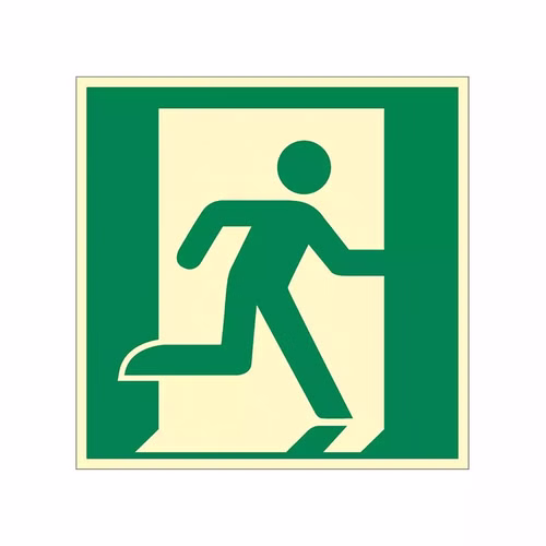 Hinweisschild Rettungszeichen Notausgang