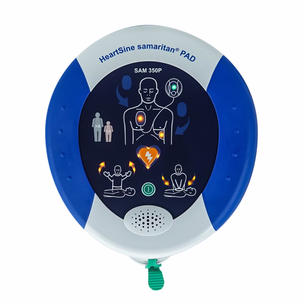 HeartSine 350P / 360P Defibrillator mit Metronom 350P (Halbautomat mit manueller Schockabgabe)