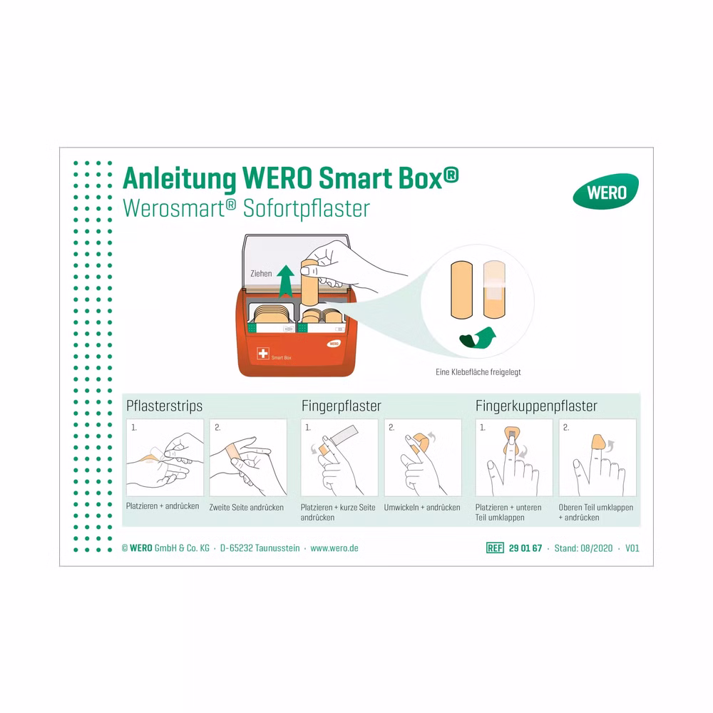 Anleitung für Wero Smartbox Pflasterspender