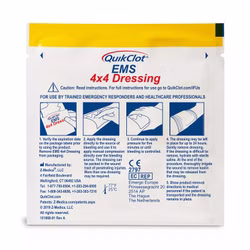 QuikClot EMS Kompresse 10x10cm Gauze