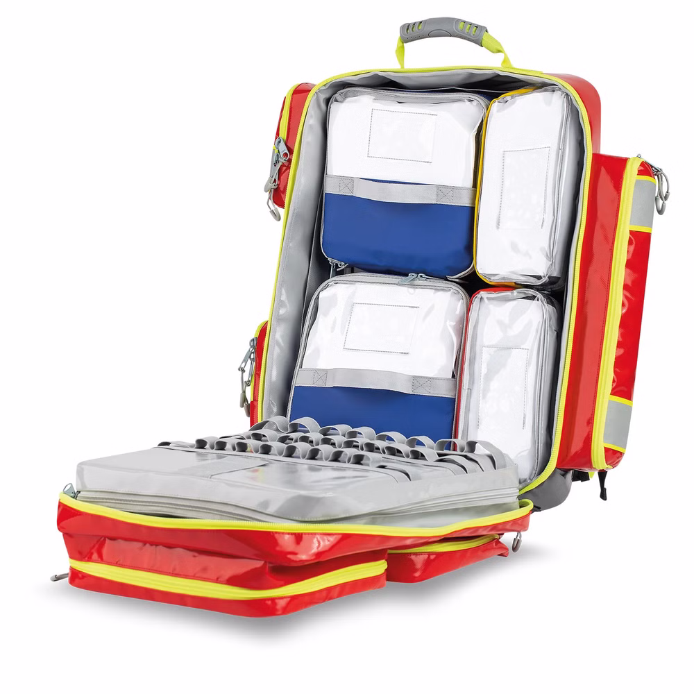 Lifebag XL Großer Notfallrucksack aus Planmaterial Rot