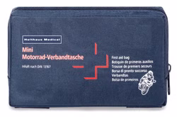 Mini Motorrad-Verbandtasche mit Füllung nach DIN 13167