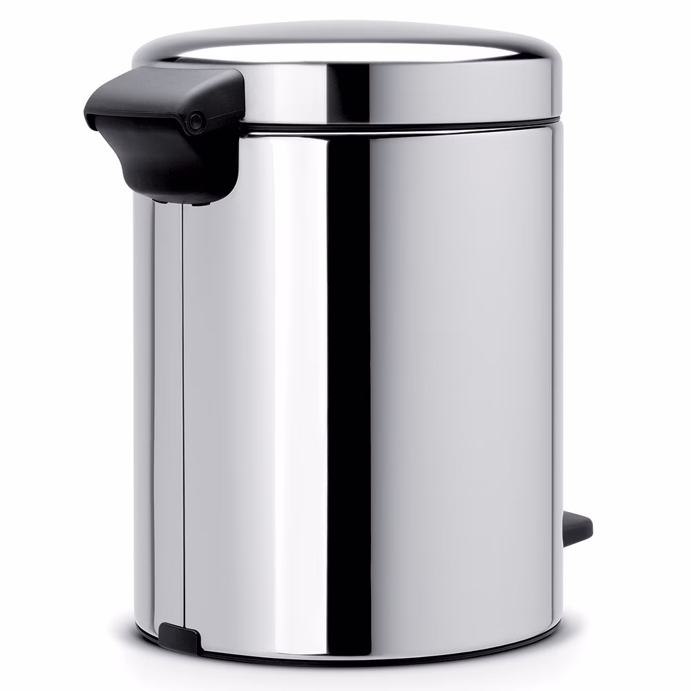 Brabantia Tret Abfalleimer 5 Liter mit Kunststoffeinsatz und Soft-Close