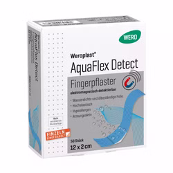 Weroplast AquaFlex Detect Fingerpflaster (50 Stück) 12cm