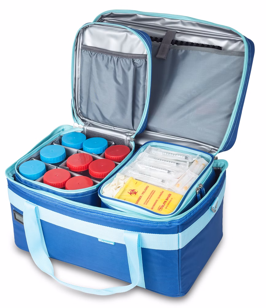 Elitebags MINI COOLS Labortasche mit Thermometer