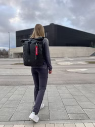 Tee-uu CAROBAG Rolltop-Rucksack mit Laptopfach