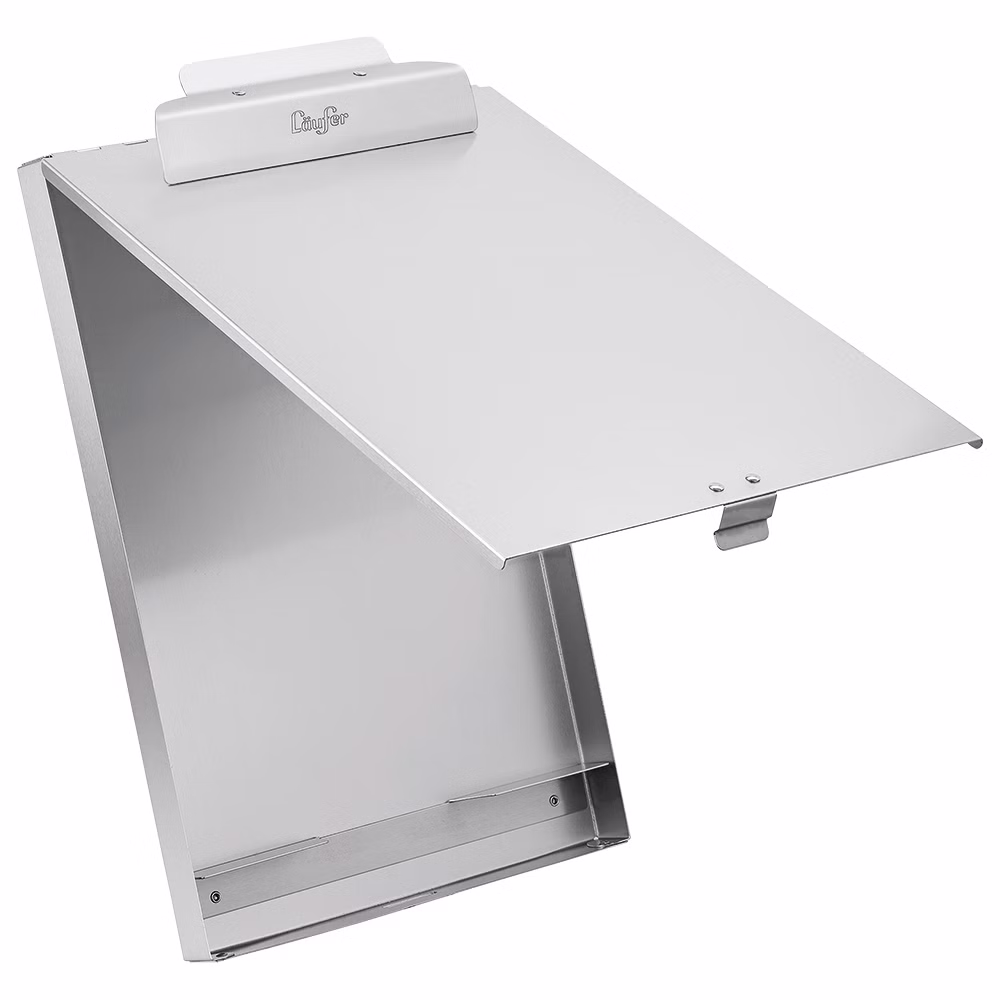 Läufer Formularhalter Aluminum mit Box unten öffnend
