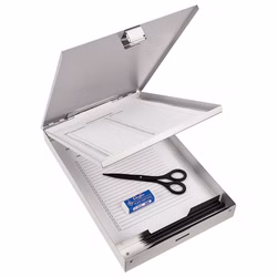 Läufer Formularhalter Aluminum mit Box mit Abteiltrenner