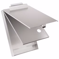 Läufer Formularhalter Aluminum mit Box mit Abteiltrenner