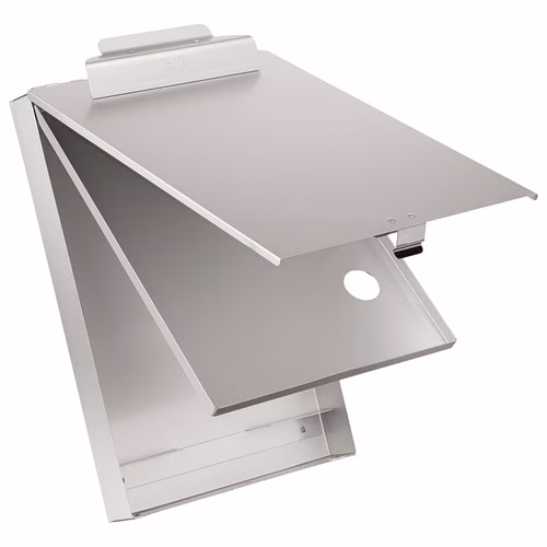 Läufer Formularhalter Aluminum mit Box mit Abteiltrenner