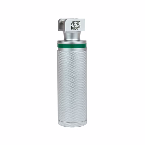 AEROtube Kurzer Laryngoskopgriff Kaltlicht Stubby mit LED-Beleuchtung