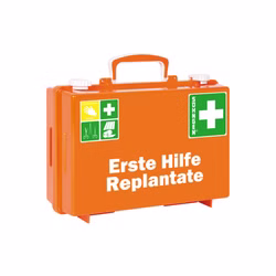 Söhngen Replantat-Notfallkoffer orange mit Wandhalterung