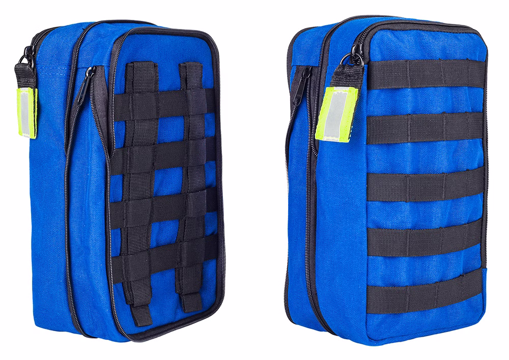 Elitebags POCKET 2 Seitentaschen mit MOLLE-System Blau
