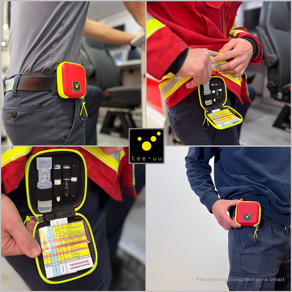 Tee-uu. AMPUSAFE CONNECT Ampullarium zum sicheren Tragen von BtM am Körper