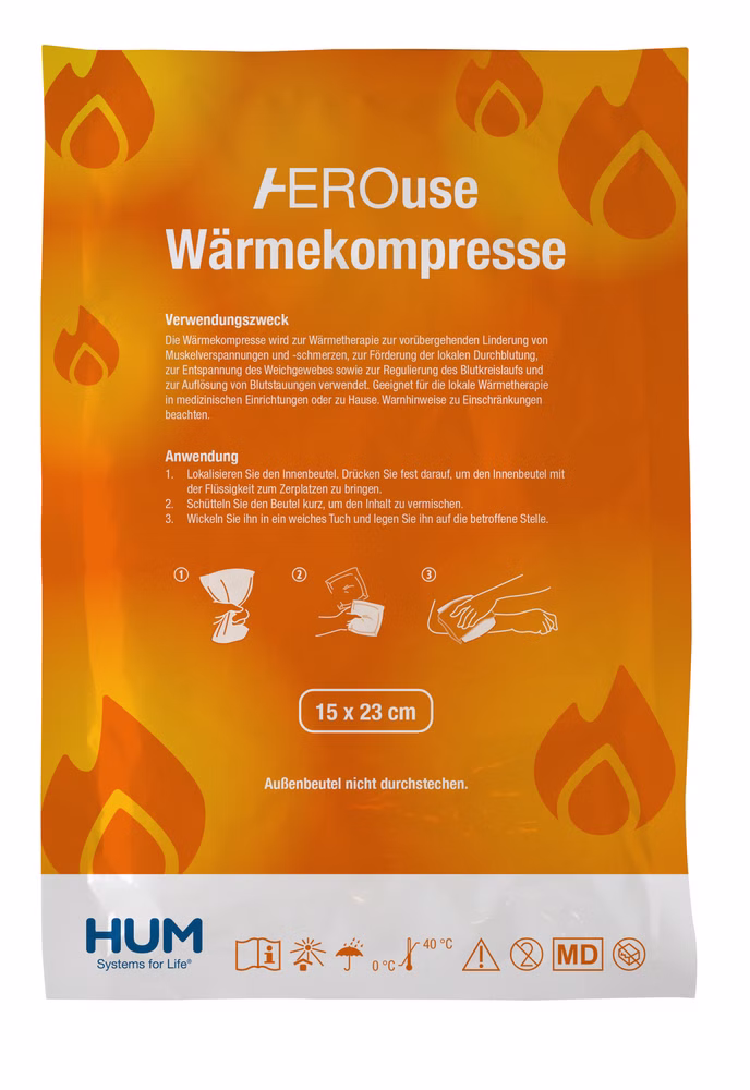 AEROuse Sofort-Wärmekompresse 15 x 23 cm