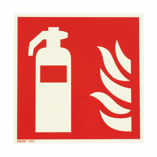 Hinweisschild Brandschutzzeichen Feuerlöscher