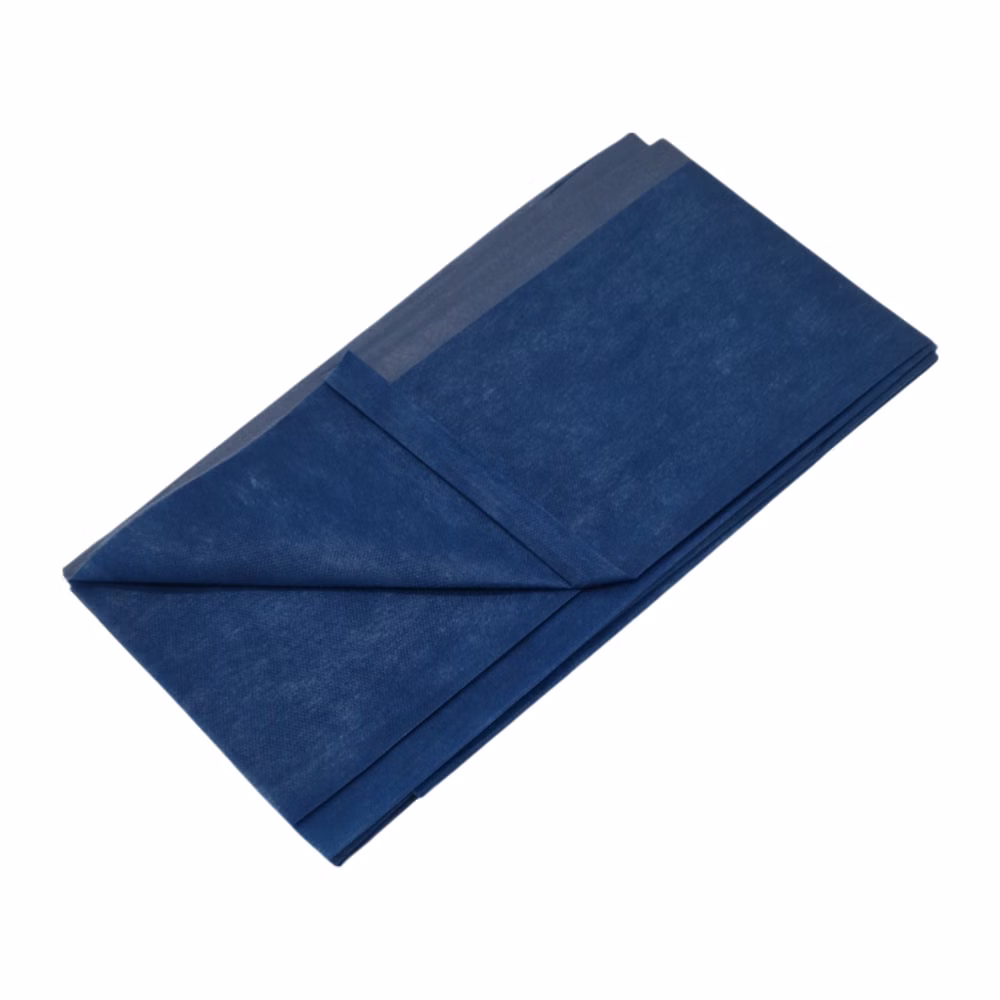 Einmal-Vlieslaken mit Lamination aus PP-Vlies Blau