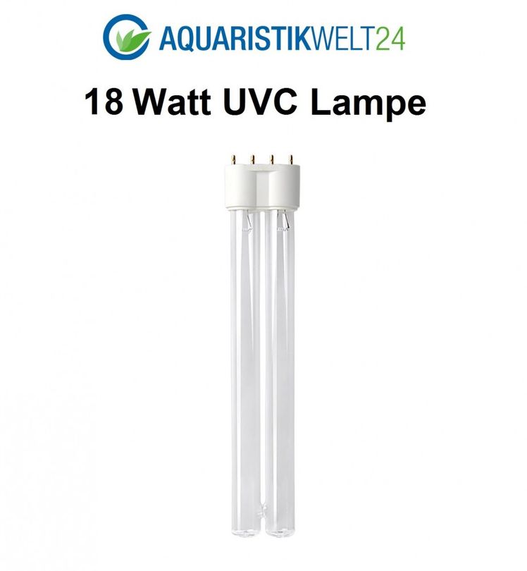 18 Watt UVC Ersatzlampe für Wasserklärer mit 2G11 Sockel