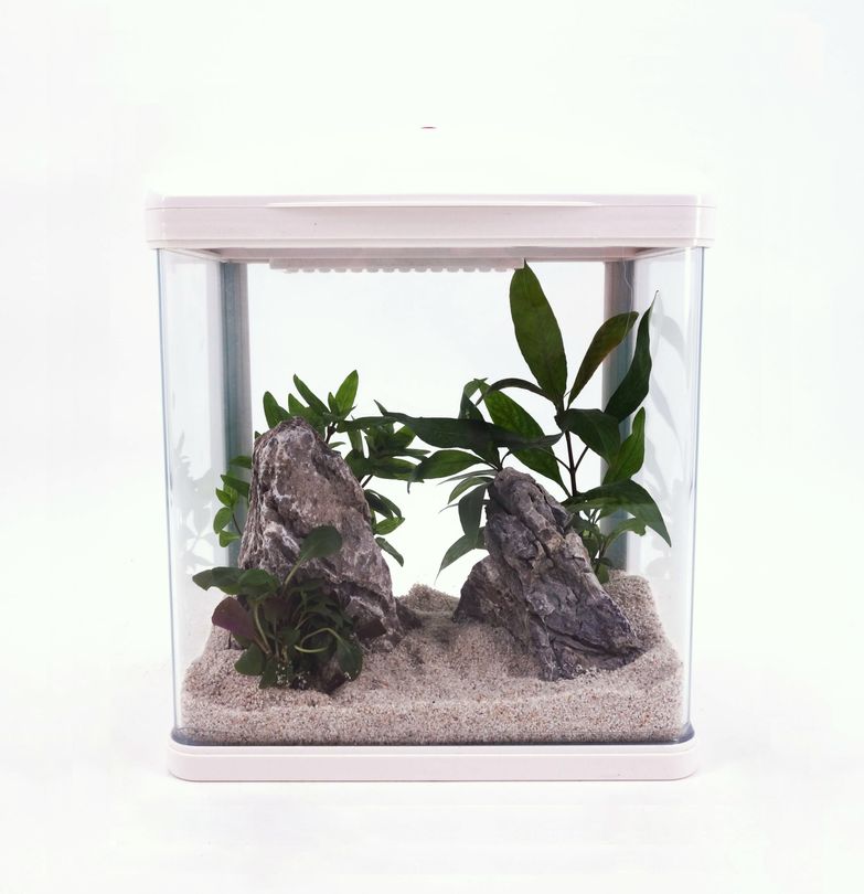 HR-230 weiß Nano Aquarium Komplettaquarium Mini Aquarium+Filteranlage