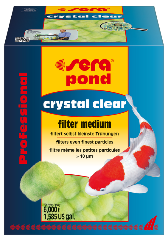 sera crystal clear Professional für 6000L Filtermedien Aquarium Gartenteich