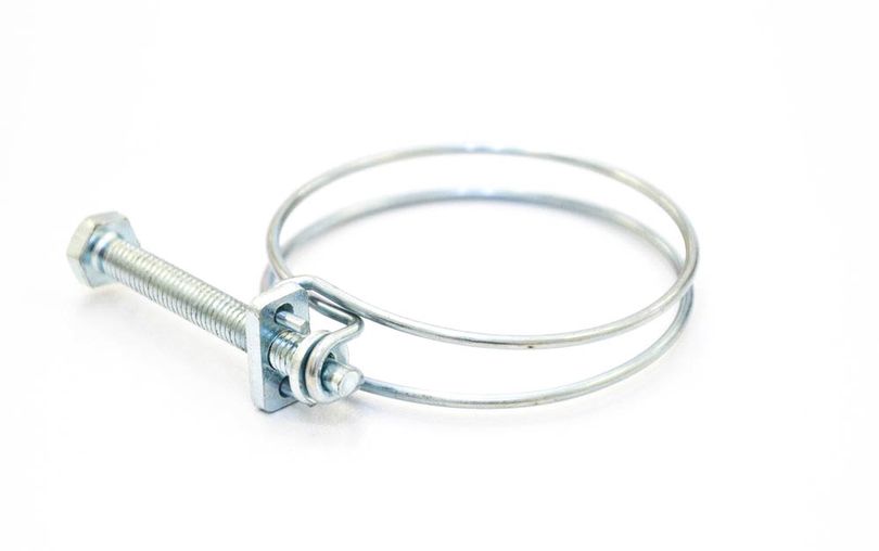 Verzinkte Schlauchschelle 47-52mm für 2" Schläuche Schlauchklemme Klemme