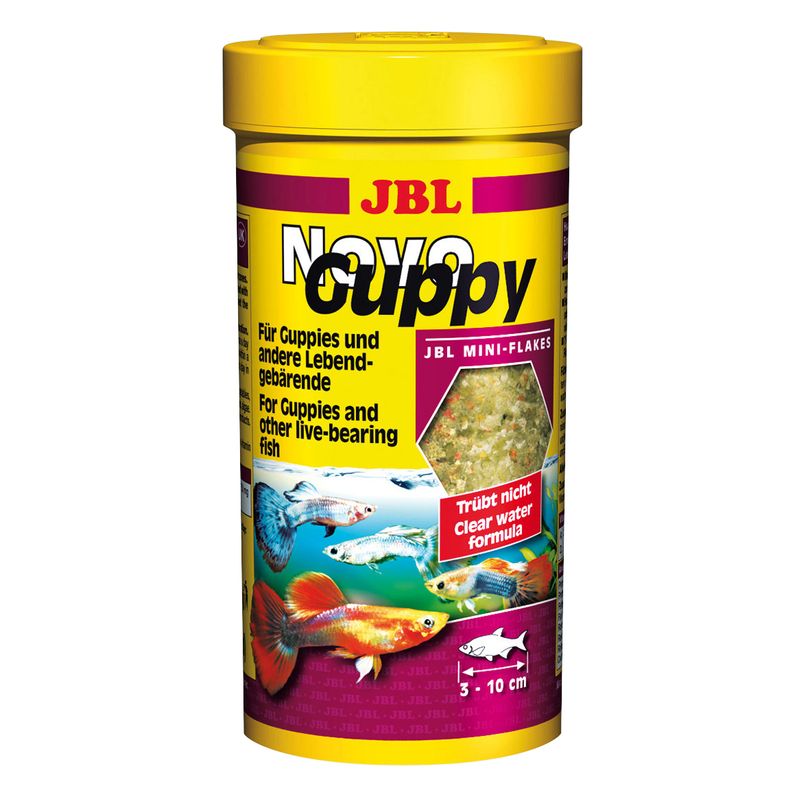 JBL NovoGuppy 100ml Hauptfutter für Lebendgebärende z. B. Guppys