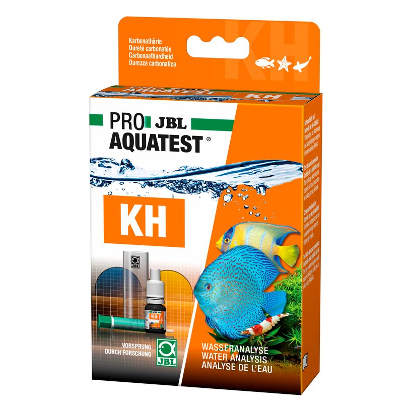 JBL KH Test Schnelltest der Karbonathärte in Süß-/Meerwasser Aquarien & Teichen