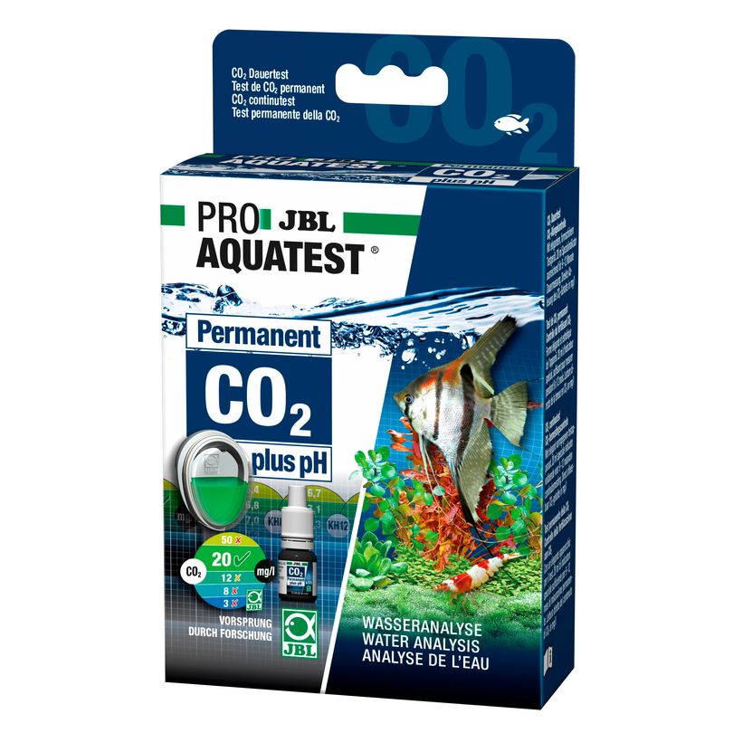 JBL CO2-pH Permanent Test-Set Dauertest Säure-/Kohlendioxidgehalts Süßwasser