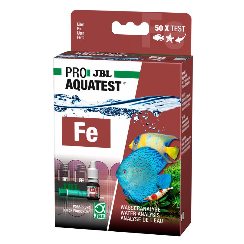 JBL Fe Eisen Test Schnelltest Eisengehalt in Süß-/Meerwasser Aquarien & Teichen