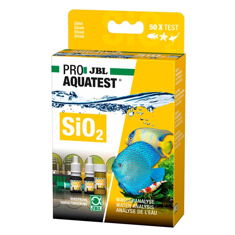 JBL SiO2 Silikat Test Schnelltest Silikatgehalt in Süß- & Meerwasser-Aquarien