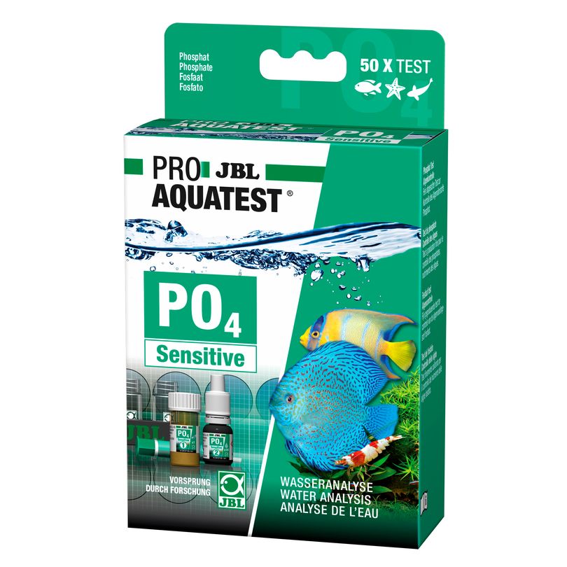 JBL PO4 Phosphat Test sensitiv Phosphatgehalt Süß-/Meerwasser Aquarium & Teich