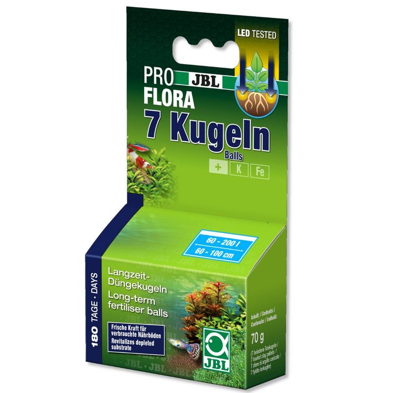 JBL Die 7 Kugeln Wurzeldünger für Süßwasser-Aquarien (7 Düngekugeln)