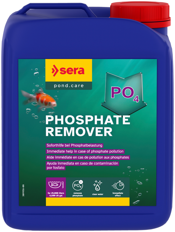 Sera Pond Phosphate Remover  2,5 Liter Algenvernichter Gartenteich Pflegen