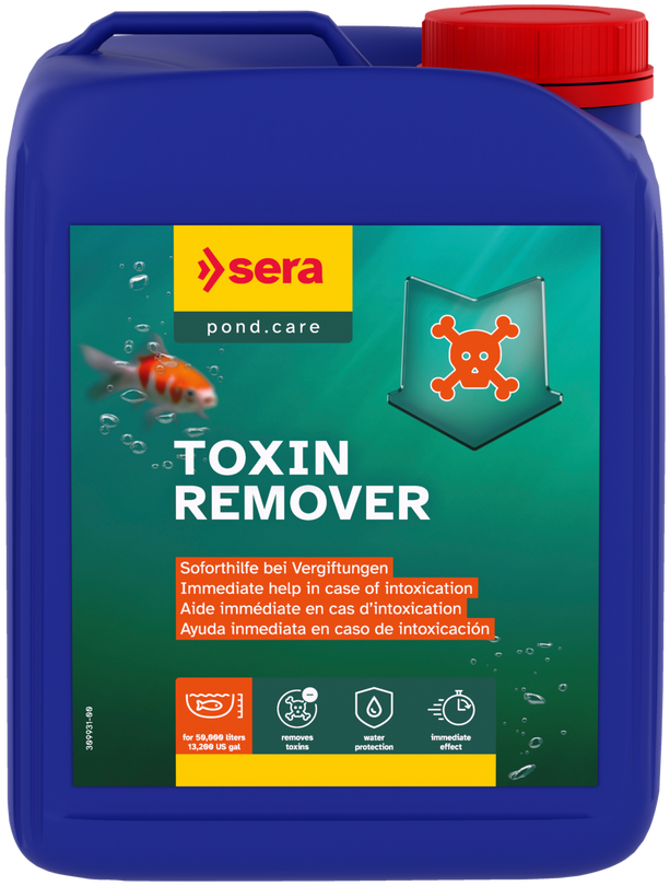 Sera Pond Toxin Remover 2,5 Liter Wasserwerte optimieren Gartenteich Pflegen