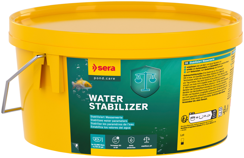 sera Pond Water Stabilizer 2,4 Kg Gartenteich Wasseraufbereitung Algen 
