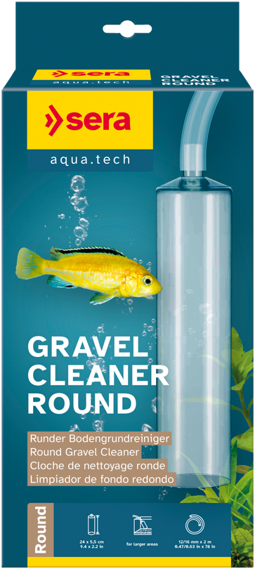 sera Gravel Cleaner Round Bodengrundreiniger Mulmglocke rund für Aquarien
