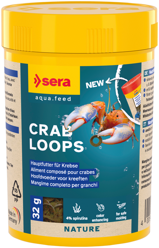 sera Crab Loops 100ml Krebs Hauptfutter