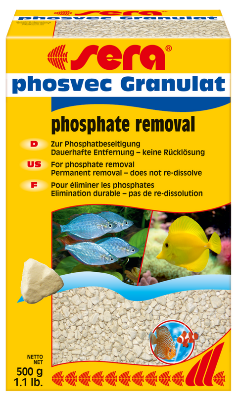 sera phosvec Granulat 500 g Filtermedium