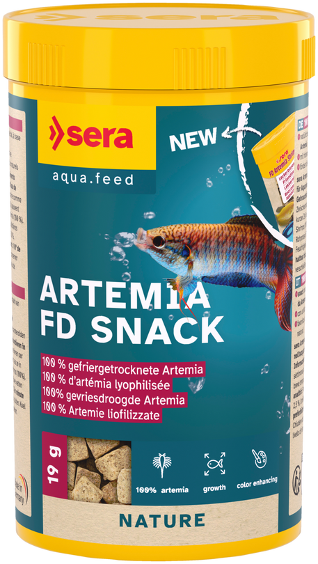 sera Artemia FD Snack Shrimps 250 ml Leckerbissen
