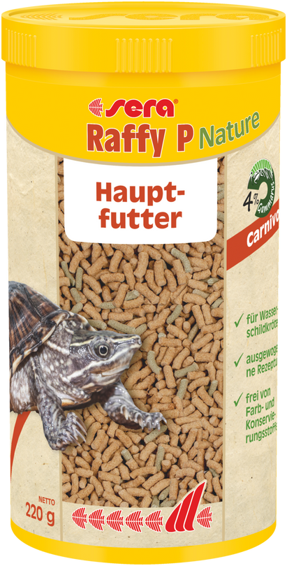 Sera Raffy P Hauptfutter für Wasserschildkröten 1000ml Aquarium Terrarium Futter