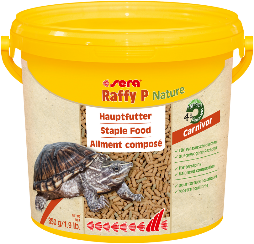 Sera Raffy P Hauptfutter für Wasserschildkröten 3800ml Aquarium Terrarium Futter