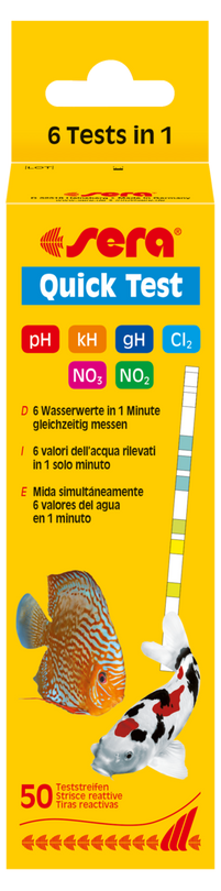 sera Quick Test Süßwasser Wasserwerte 