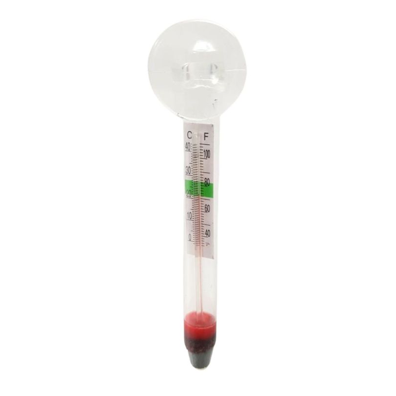 Thermometer mit Saugnapf – Für Süß- & Meerwasseraquarien