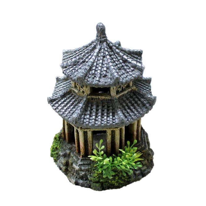 Amtra Japan Tempel Dekoration – Exquisite Aquarium-Deko im asiatischen Stil
