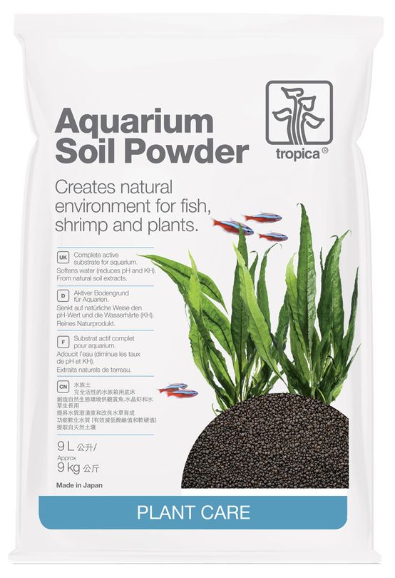 Tropica Aquarium Soil Powder 9L kompletter Bodengrund 1-2 mm