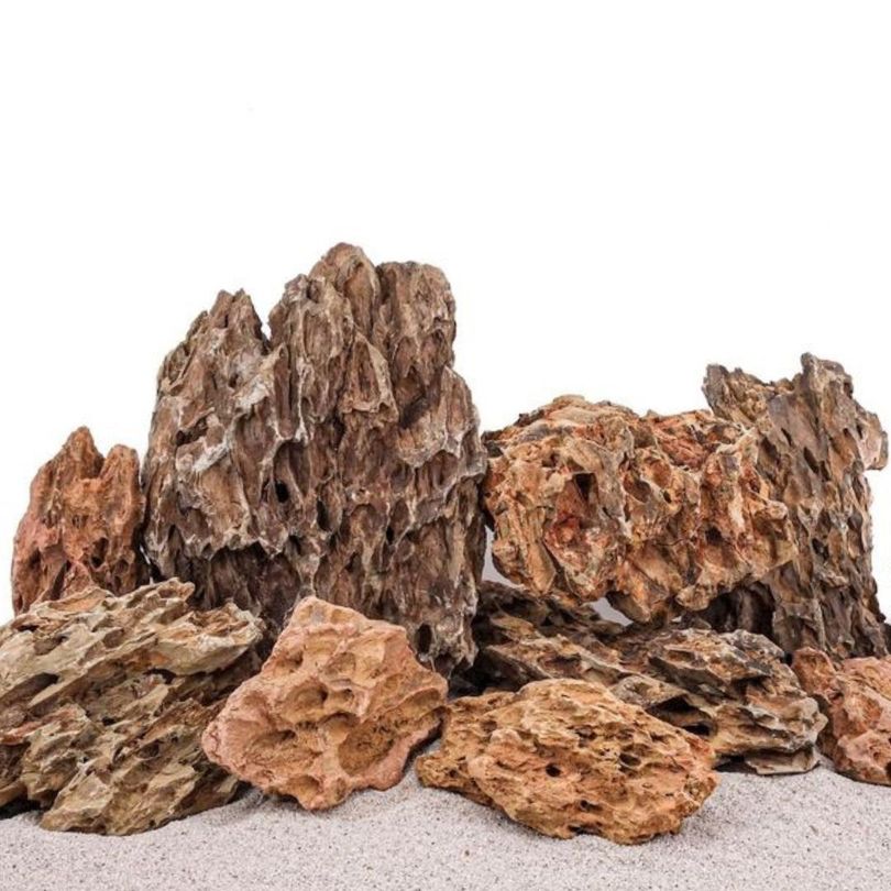 Aquarium Natursteine Drachensteine 25kg Mix Größe S bis XXL