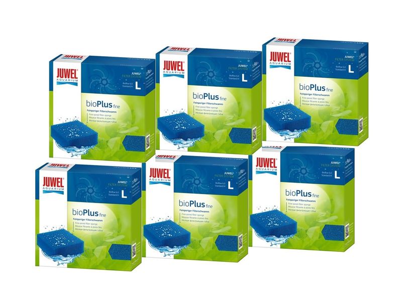 Juwel bioPlus fine L 6er Pack Filterschwamm fein biologische Filterung 