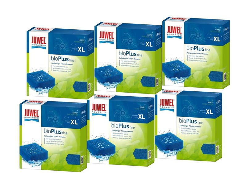 Juwel bioPlus fine XL 6er Pack Filterschwamm fein biologische Filterung 