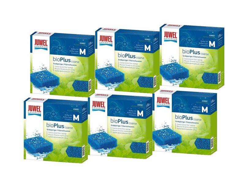 Juwel bioPlus coarse M 6er Pack Filterschwamm grob mechanische biologische Filterung